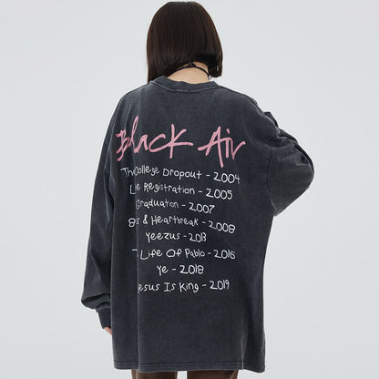 "All Friends" Men Women Unisex Graphic Streetwear Sweatshirt Daulet Apparel