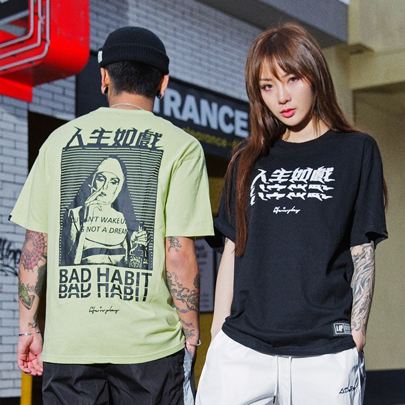 Street King Apparel "Bad Habbit" Unisex Streetwear Men Women Graphic T-Shirt - Street King Apparel