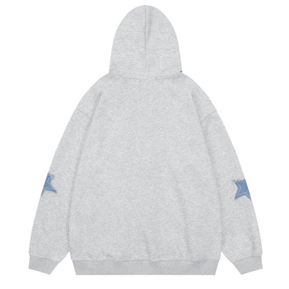 "Purple Star" Unisex Men Women Streetwear Graphic Hoodie - Street King Apparel