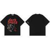 "Dark Hours" Unisex Men Women Streetwear Graphic T-Shirt - Street King Apparel