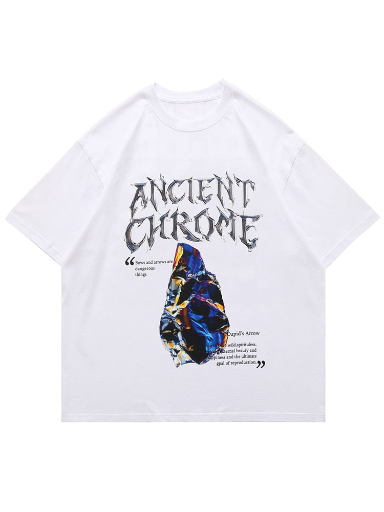 "Ancient Castle" Unisex Streetwear Men Women Graphic T-Shirt Daulet Apparel