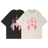 "Red Flame" Unisex Men Women Streetwear Graphic T-Shirt - Street King Apparel