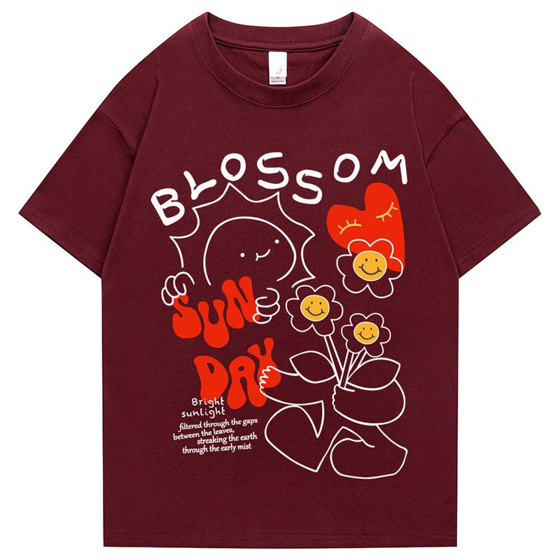 Street King Apparel "Blossom" Men Women Streetwear Unisex Graphic T-Shirt - Street King Apparel