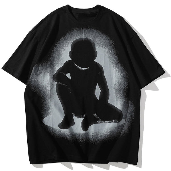 "Ghost Boy" Graphic Unisex Men Women Streetwear T-Shirt - Street King Apparel