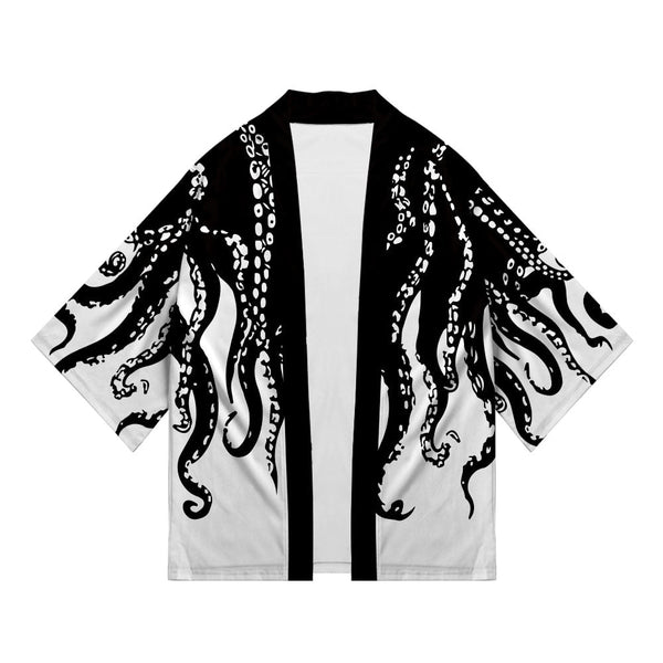 "Winter Waves" Unisex Men Women Streetwear Graphic Kimono - Street King Apparel