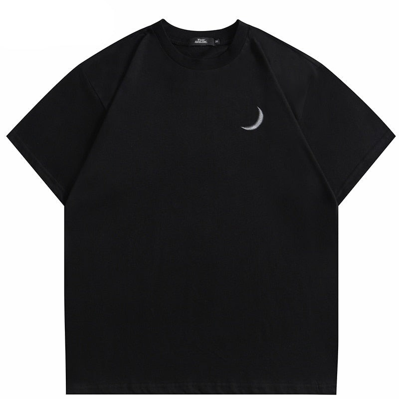 "Moon Light" Unisex Men Women Streetwear Graphic T-Shirt - Street King Apparel