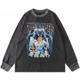 "Fallen Angel" Unisex Men Women Streetwear Graphic Sweatshirt - Street King Apparel