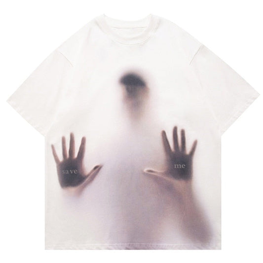 "Ghost Face" Unisex Men Women Streetwear Graphic T-Shirt - Street King Apparel