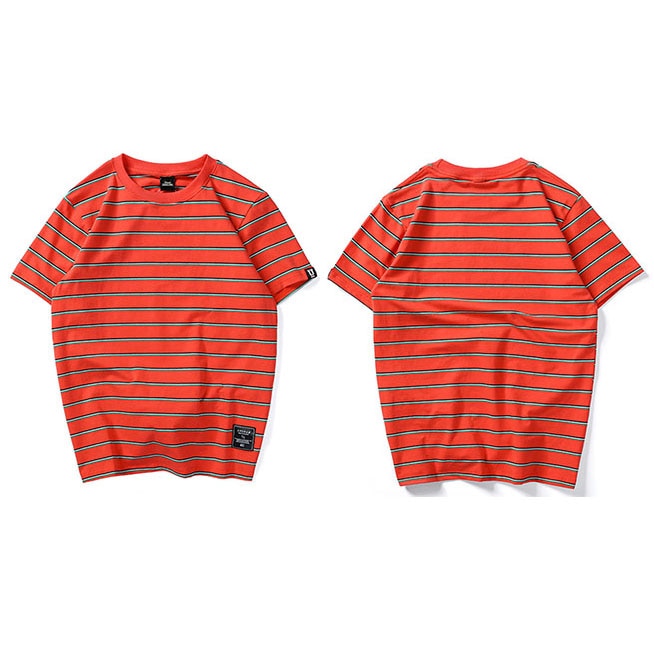 "Striped" Unisex Men Women Streetwear Graphic T-Shirt - Street King Apparel