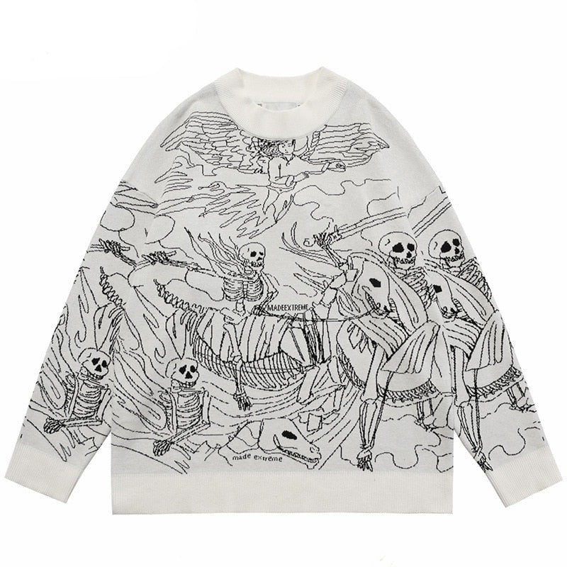 "Dead Army" Unisex Men Women Streetwear Graphic Sweater - Street King Apparel