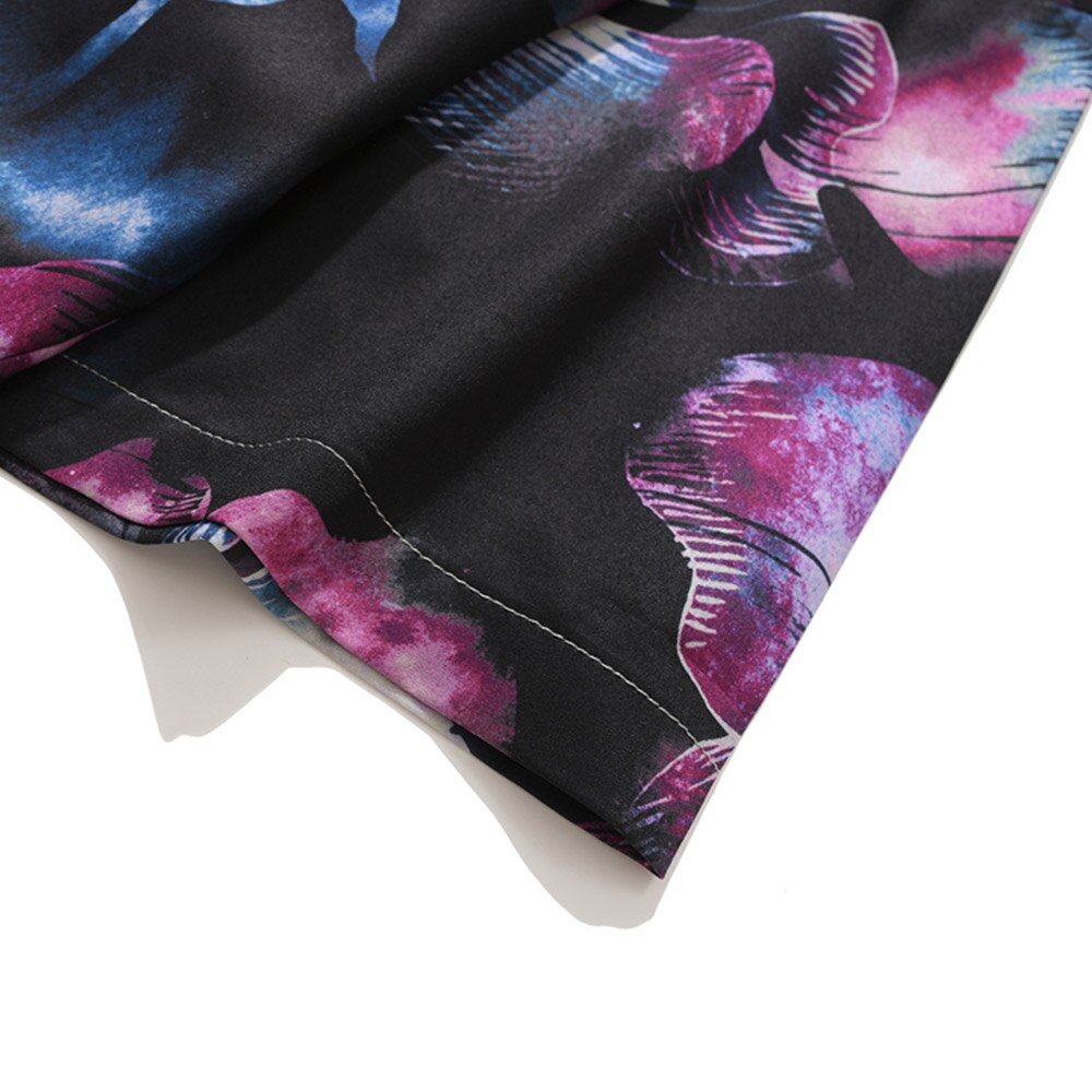 "Purple Night" Graphic Men Women Graphic Streetwear Shirt - Street King Apparel