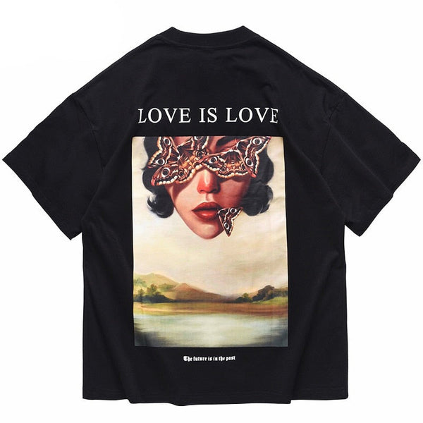 "Love Is Love" Unisex Men Women Streetwear Graphic T-Shirt - Street King Apparel