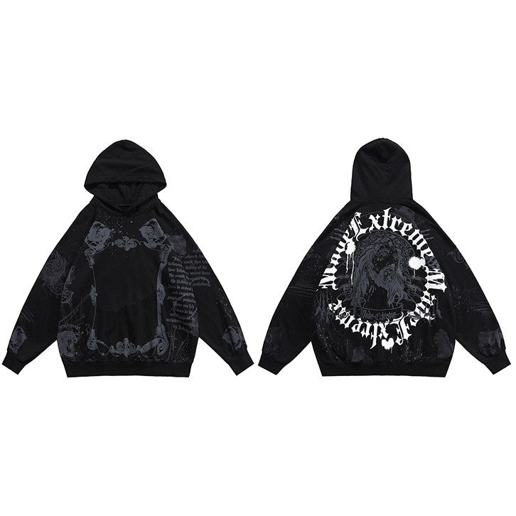 "All My Passion" Unisex Men Women Streetwear Graphic Hoodie Daulet Apparel