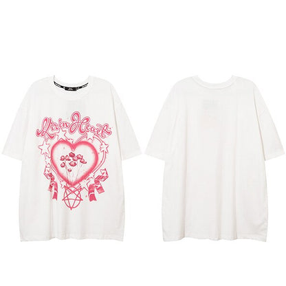 "Heart Garden" Unisex Men Women Streetwear Graphic T-Shirt - Street King Apparel