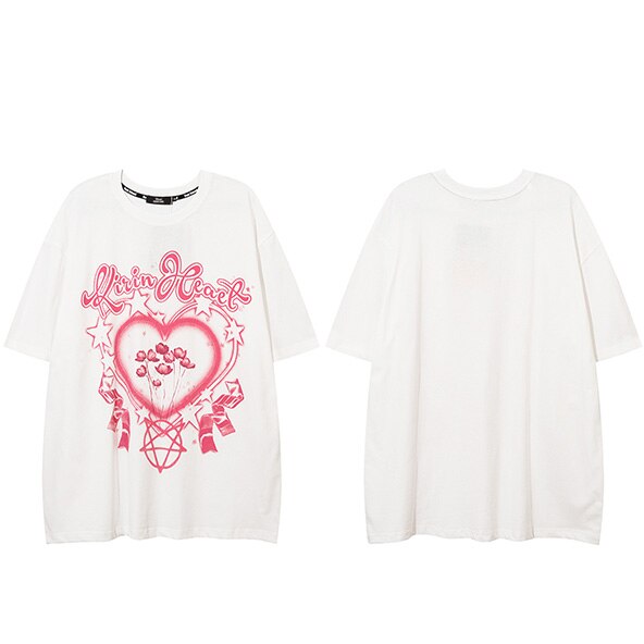 "Heart Garden" Unisex Men Women Streetwear Graphic T-Shirt - Street King Apparel