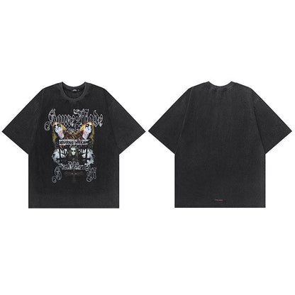"Punk Rock" Unisex Men Women Streetwear Graphic T-Shirt - Street King Apparel