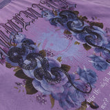 "Purple Garden" Unisex Men Women Streetwear Graphic T-Shirt - Street King Apparel