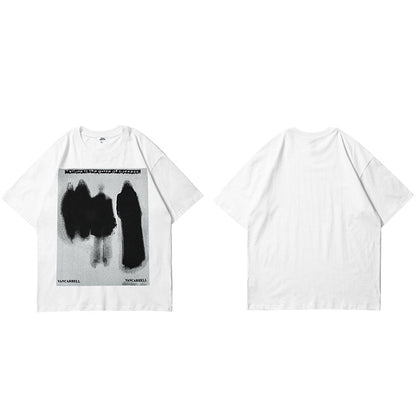 "Dark Ghost" Unisex Men Women Streetwear Graphic T-Shirt - Street King Apparel