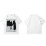 "Dark Ghost" Unisex Men Women Streetwear Graphic T-Shirt - Street King Apparel