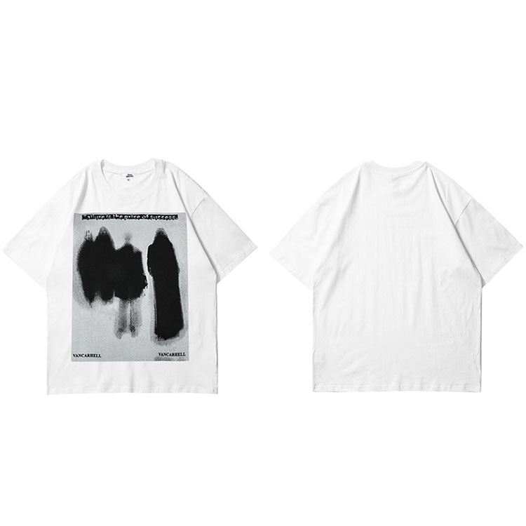 "Dark Ghost" Unisex Men Women Streetwear Graphic T-Shirt - Street King Apparel