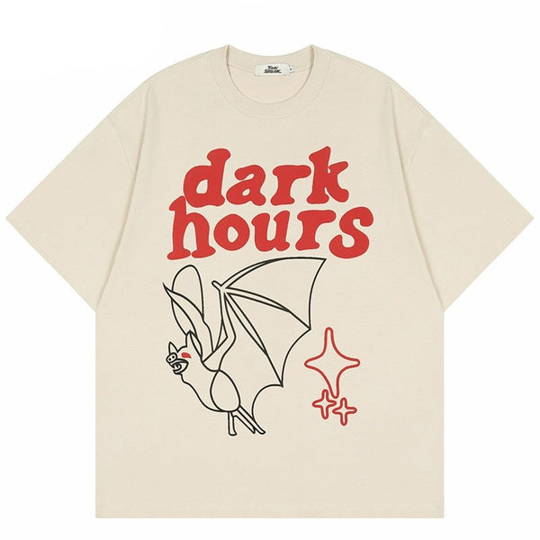 "Dark Hours" Unisex Men Women Streetwear Graphic T-Shirt - Street King Apparel