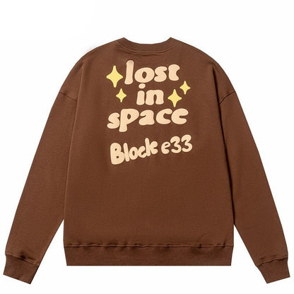 "Falling In Space" Unisex Men Women Streetwear Graphic Sweatshirt - Street King Apparel
