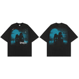 "Haunted House" Unisex Men Women Streetwear Graphic T-Shirt - Street King Apparel