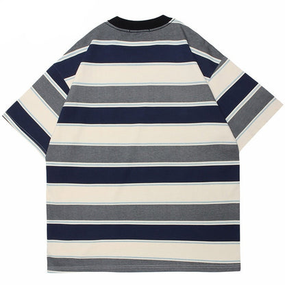 "Striped" Unisex Men Women Streetwear Graphic T-Shirt - Street King Apparel