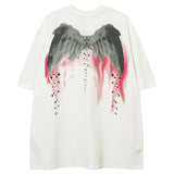 "White Wings" Unisex Men Women Streetwear Graphic T-Shirt - Street King Apparel