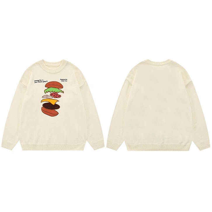 "In The Kitchen" Unisex Men Women Streetwear Graphic Sweater - Street King Apparel