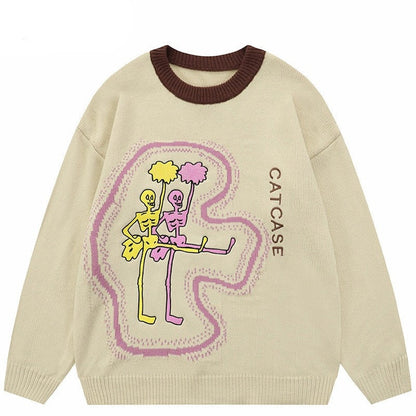 "Twin Causes" Unisex Men Women Streetwear Graphic Sweater - Street King Apparel