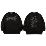 "Written In Stone" Unisex Men Women Streetwear Graphic Sweater - Street King Apparel