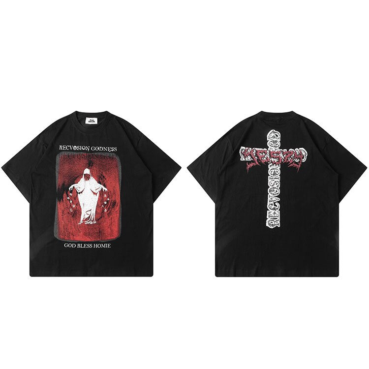 "Godless" Unisex Men Women Streetwear Graphic T-Shirt - Street King Apparel