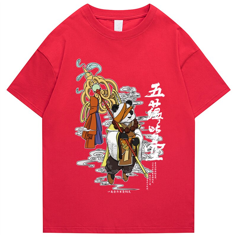 "Royal Panda" Men Women Streetwear Unisex Graphic T-Shirt - Street King Apparel