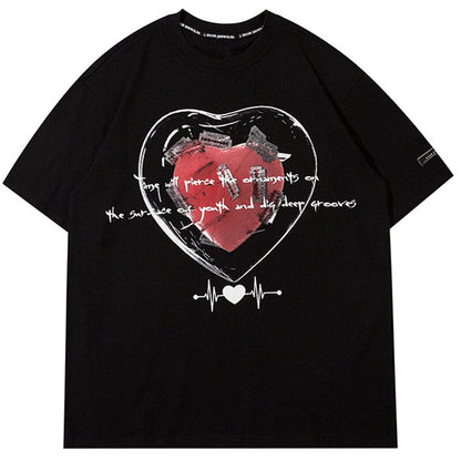 "Red Target" Unisex Men Women Streetwear Graphic T-Shirt - Street King Apparel