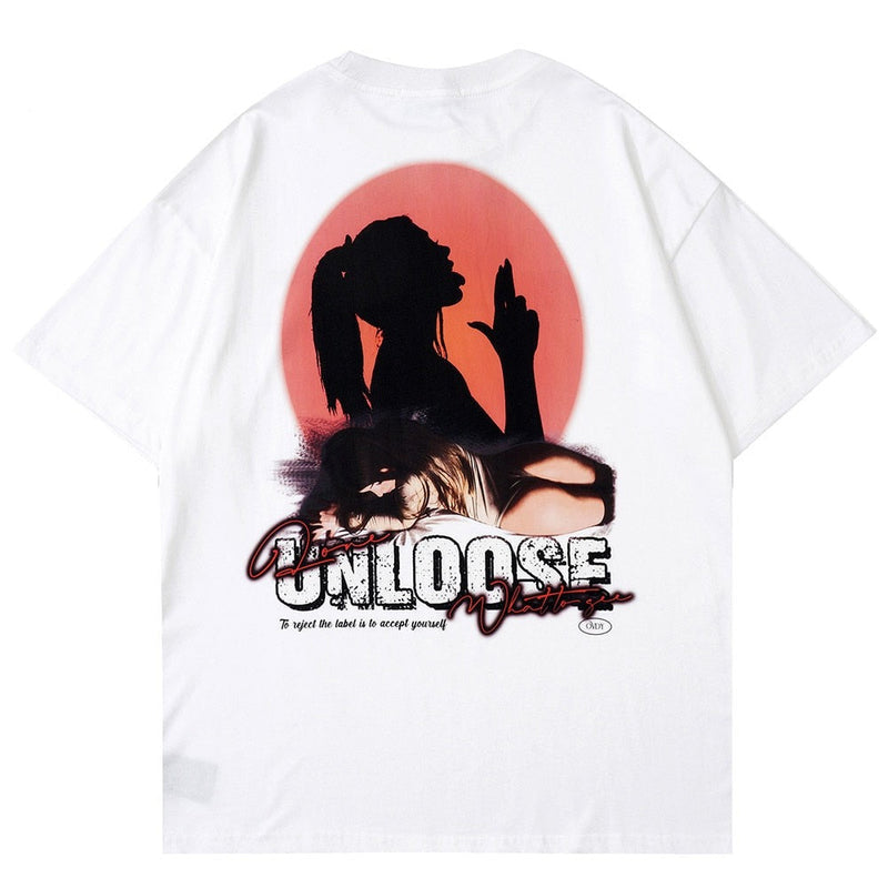 "Unloose" Unisex Men Women Streetwear Graphic T-Shirt - Street King Apparel