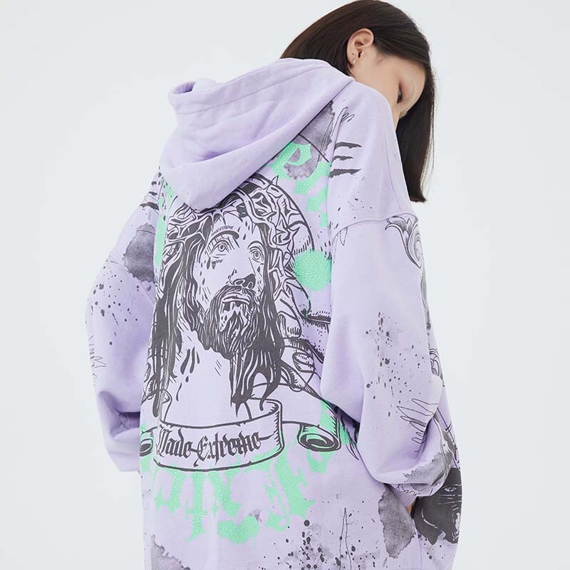 "All My Passion" Unisex Men Women Streetwear Graphic Hoodie Daulet Apparel