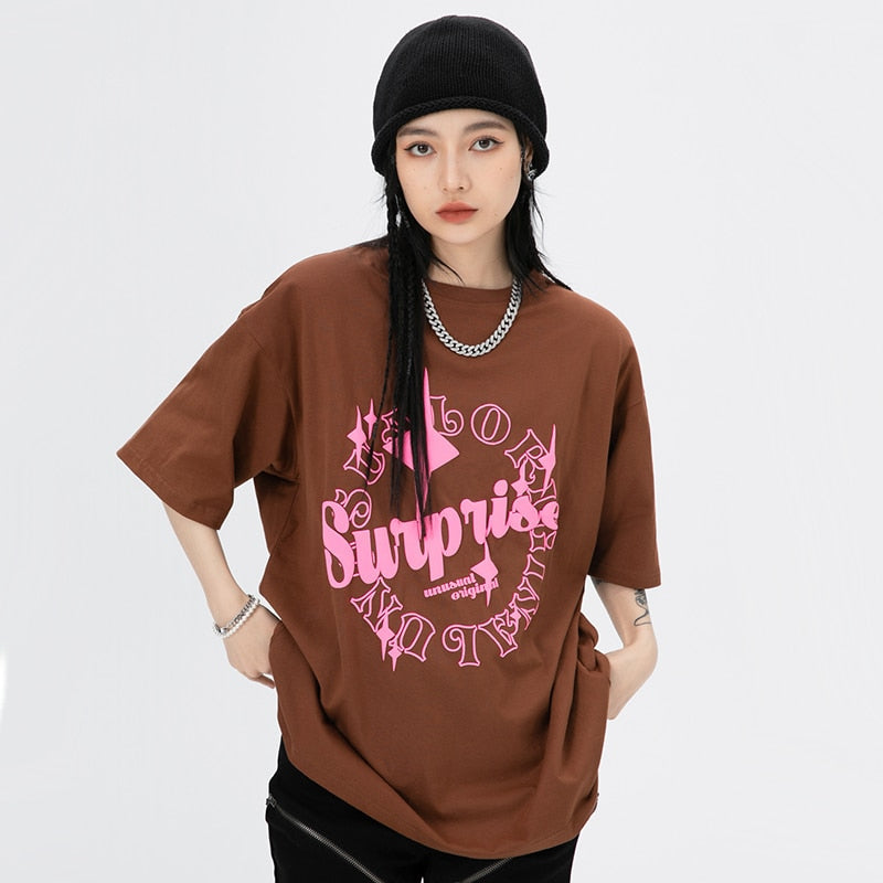 "Surprise" Unisex Men Women Streetwear Graphic T-Shirt - Street King Apparel