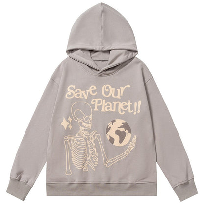 "Save Our Planet" Unisex Men Women Streetwear Graphic Hoodie - Street King Apparel