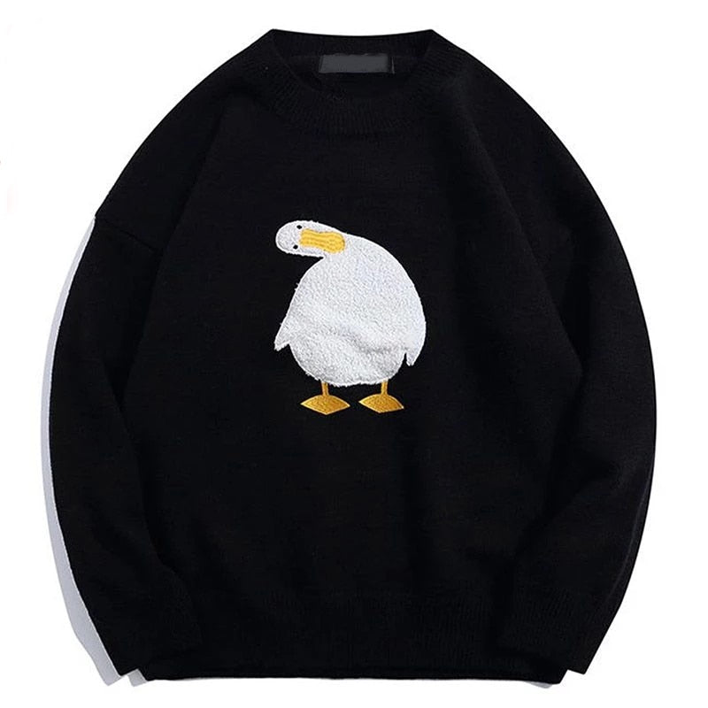 Street King Apparel "Confused Duckie" Long Sleeve Unisex Men Women Sweatshirt - Street King Apparel