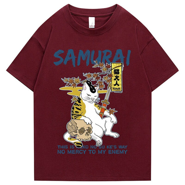 "Samurai" Men Women Streetwear Unisex Graphic T-Shirt - Street King Apparel