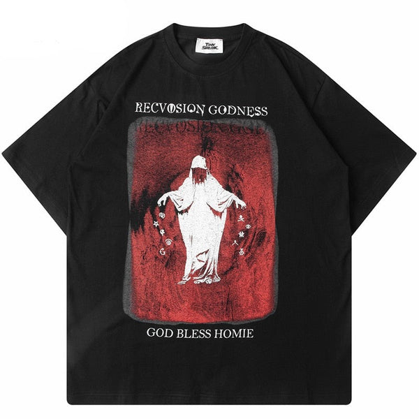 "Godless" Unisex Men Women Streetwear Graphic T-Shirt - Street King Apparel