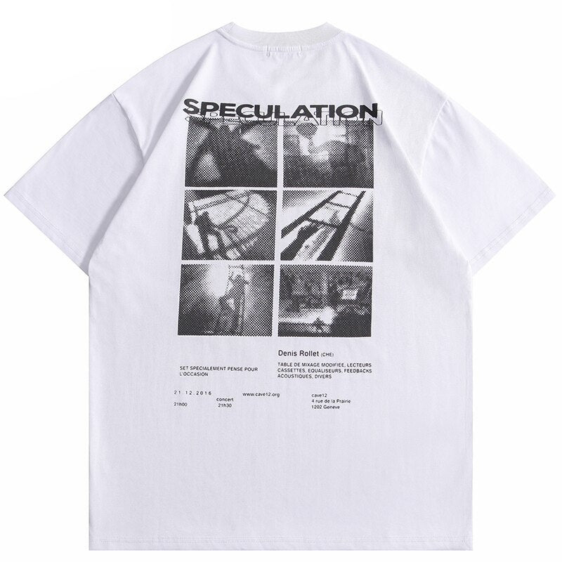 "Speculation" Unisex Men Women Streetwear Graphic T-Shirt - Street King Apparel