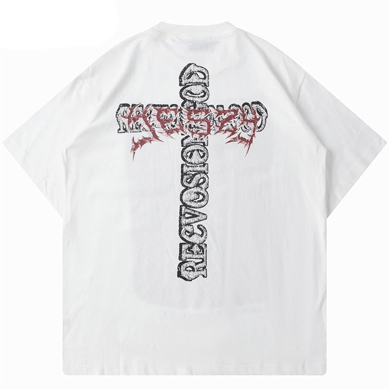"Godless" Unisex Men Women Streetwear Graphic T-Shirt - Street King Apparel