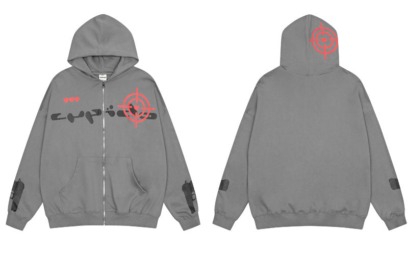 "Target Sights" Unisex Men Women Streetwear Graphic Hoodie - Street King Apparel