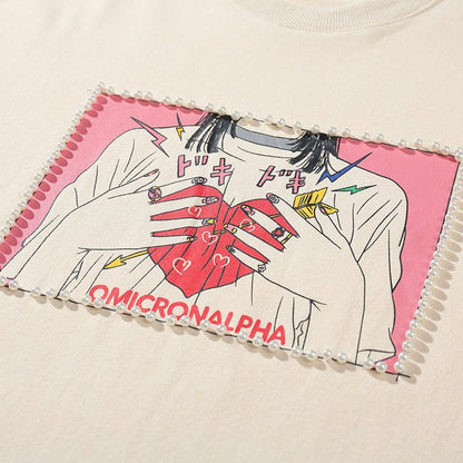 "Red Heart" Unisex Men Women Streetwear Graphic T-Shirt - Street King Apparel