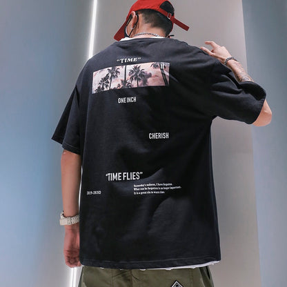 "Time Flies" Unisex Men Women Streetwear Graphic T-Shirt - Street King Apparel