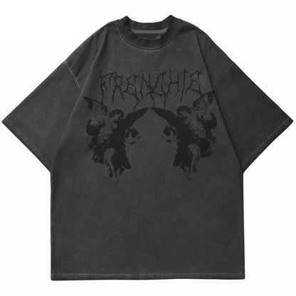 "Dark Angel" Unisex Men Women Streetwear Graphic T-Shirt - Street King Apparel