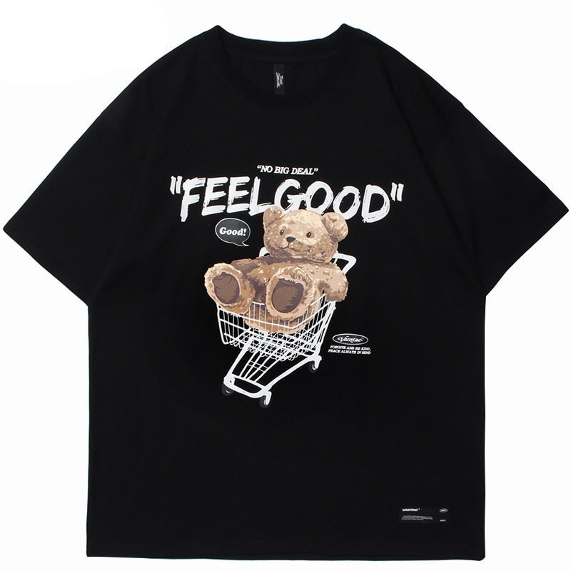 "Feel Good" Unisex Men Women Streetwear Graphic T-Shirt - Street King Apparel