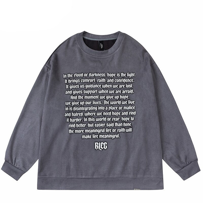 "It Was Written" Unisex Men Women Streetwear Graphic Sweatshirt - Street King Apparel